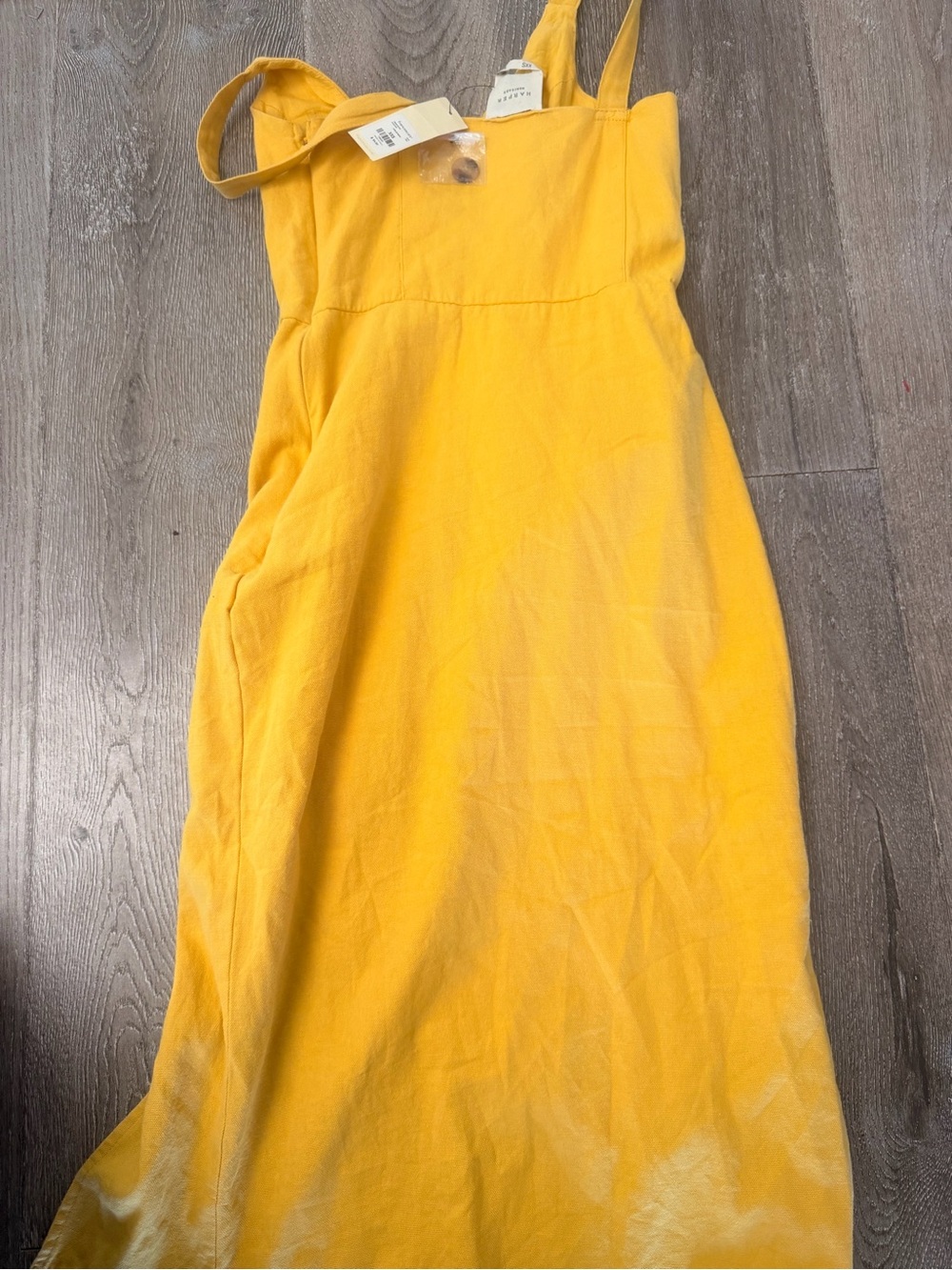Harper Heritage Yellow Button-Front Sheath Dress 0379 - Picture 6 of 6